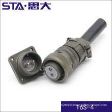 2pin Threaded Circular Connector,MIL-C-5015 Connector MS3100A16S-4P,MS3101A16S-4P,MS3106A16S-4S,MS3102A16S-4P,MS3108A16S-4S